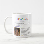 Funny Best Life Coach Ever Search Result & Photo コーヒーマグカップ (左)