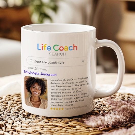 Funny Best Life Coach Ever Search Result & Photo コーヒーマグカップ