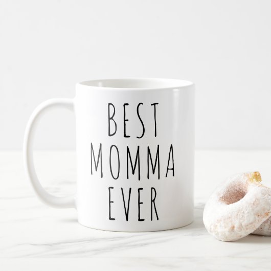 Funny Best Momma Ever Mother's Day  コーヒーマグカップ (ドーナツ)