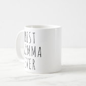 Funny Best Momma Ever Mother's Day  コーヒーマグカップ (正面左)