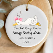 Funny bestie coworker silly goose personalized セラミックオーナメント