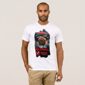 Funny Beware of Dog T-Shirt – Men’s Guard Dog Tee Tシャツ (正面フル)