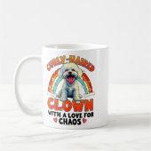 Funny Bichon Frise Design For Dog Lover  コーヒーマグカップ (左)
