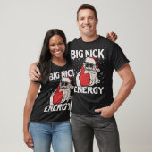 Funny Big Nick Energy Santa Xmas Christmas Tシャツ (ユニセックス)