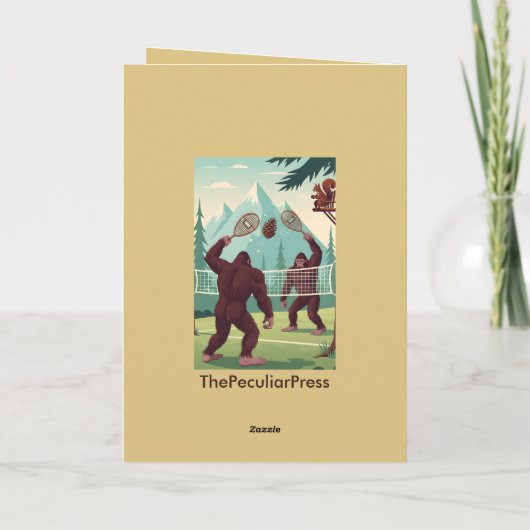 Funny Bigfoot カード (裏面)