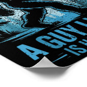 Funny Bigfoot A Guy Like Me Is Hard To Forest Find ポスター (角)