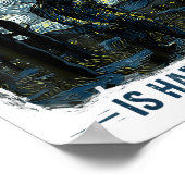 Funny Bigfoot A Guy Like Me Is Hard To Forest Find ポスター (角)