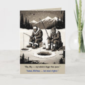 Funny Bigfoot Birthday カード (正面)