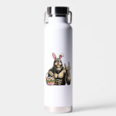 Funny Bigfoot Easter Egg Rock Sasquatch Easter Day ウォーターボトル (正面)