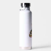 Funny Bigfoot Easter Egg Rock Sasquatch Easter Day ウォーターボトル (右面)