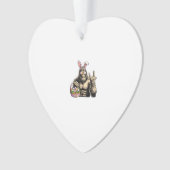 Funny Bigfoot Easter Egg Rock Sasquatch Easter Day オーナメント (正面)