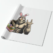 Funny Bigfoot Easter Egg Rock Sasquatch Easter Day ラッピングペーパー (アンロールド)