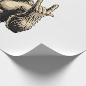 Funny Bigfoot Easter Egg Rock Sasquatch Easter Day ラッピングペーパー (角)