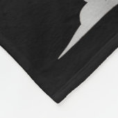 Funny Bigfoot Flying Into Space With Stars And Cos フリースブランケット (角)