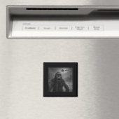 Funny Bigfoot Sasquatch Selfie Santa Claus Xmas Ch マグネット (インサイチュ (食洗機))