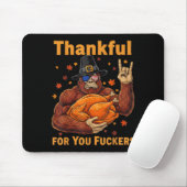 Funny Bigfoot Thanksgiving Thankful For You Forers マウスパッド (マウス)