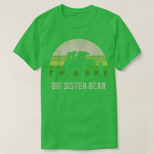 Funny Biggest Sister Shirts, 5 Cub Kids Sis Big Si Tシャツ (デザイン正面)