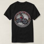 Funny Biker I like My Motorcycle, Dog & Maybe 3 Pe Tシャツ (デザイン正面)