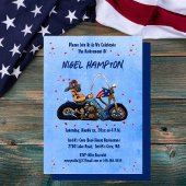 Funny Biker Retirement Party 招待状