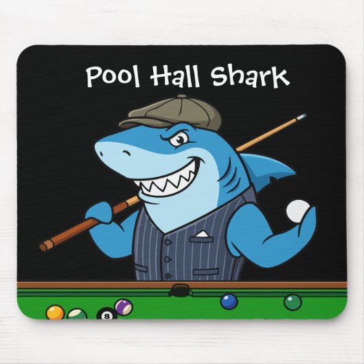 Funny Billiards Fanatic Cool Computer Mouse Pads マウスパッド (正面)