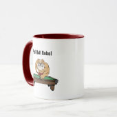 Funny Billiards Pool Hall Rebel Coffee Mugs マグカップ (正面左)