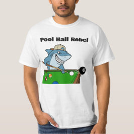 Funny Billiards Pool Hall Rebel Tシャツ