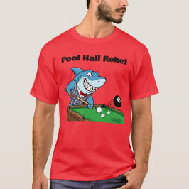 Funny Billiards Pool Hall Rebel Tシャツ