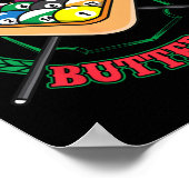 Funny Billiards Pool Hall Snooker Rack Em Up Butte ポスター (角)