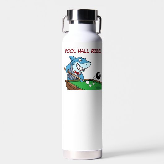 Funny Billiards Shark Water Bottle  ウォーターボトル (正面)