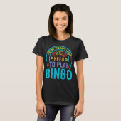 Funny Bingo Lover Design – Bingo Player Gift Tシャツ (正面フル)