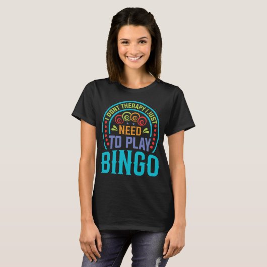 Funny Bingo Lover Design – Bingo Player Gift Tシャツ (正面フル)