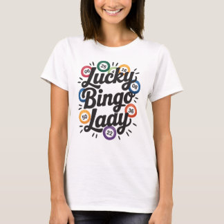 Funny Bingo Lover Design – Bingo Player Gift Tシャツ