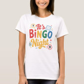 Funny Bingo Lover Design – Bingo Player Gift Tシャツ (正面)