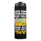 Funny Bingo Player Gift タンブラー (正面)