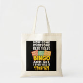 Funny Bingo Player Gift トートバッグ (正面)