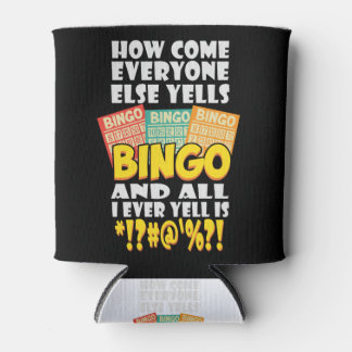 Funny Bingo Player Gift 缶クーラー