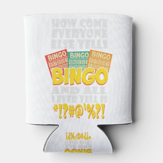 Funny Bingo Player Gift 缶クーラー (裏面)