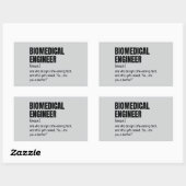 Funny Biomed Definition Sticker 長方形シール (シート)