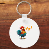 Funny Bird Fcawf Chicken F Caw F Rooster Whisperer キーホルダー (正面)