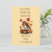 Funny Birdie Birthday Card – Talking Bird Joke (スタンド正面)