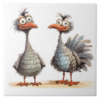 funny birds background タイル