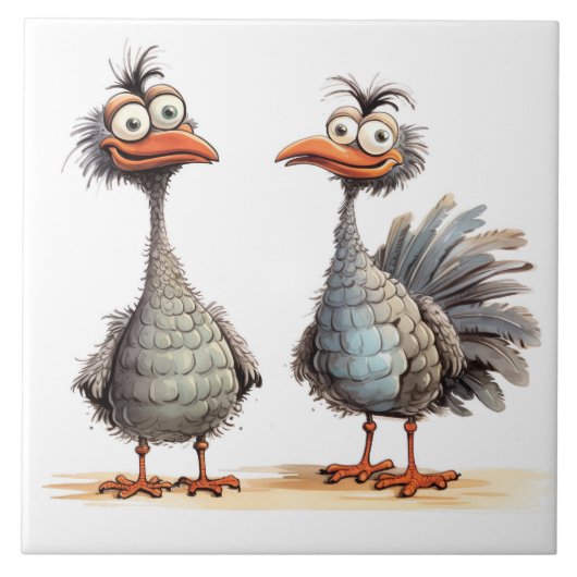 funny birds background タイル (正面)