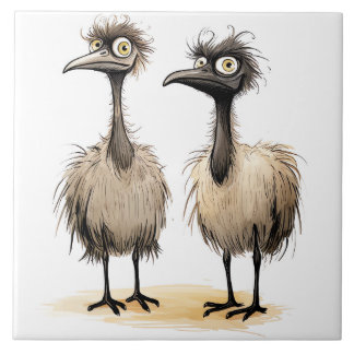 funny birds background タイル