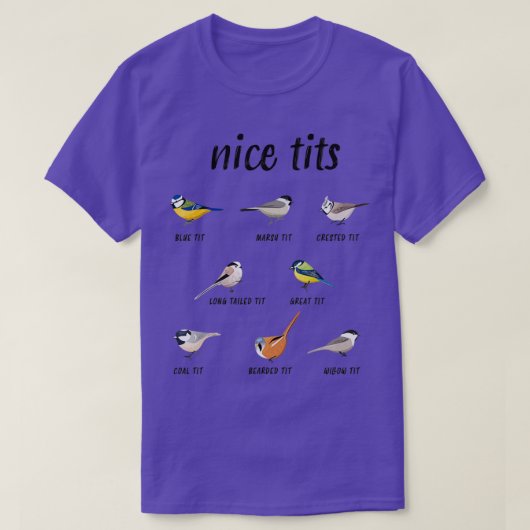 Funny birdwatching gift for birder bird nerd amp b tシャツ (デザイン正面)