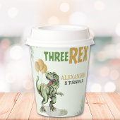 Funny Birthday 3d Boy with Dinosaur Theme 紙コップ