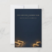 Funny Birthday Candle Greeting Card カード (裏面)