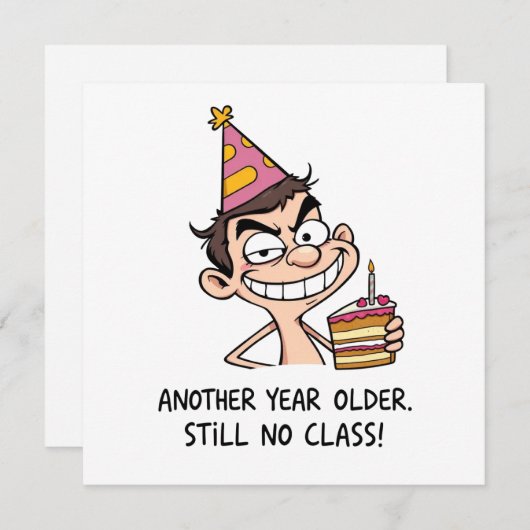 Funny Birthday Card (正面/裏面)