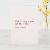 Funny Birthday Card カード (黄色い花)