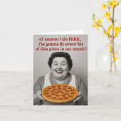 Funny birthday card  カード (黄色い花)