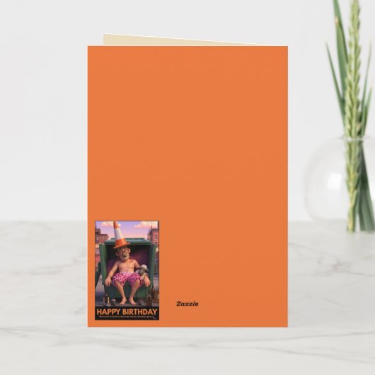 Funny Birthday Card カード (裏面)